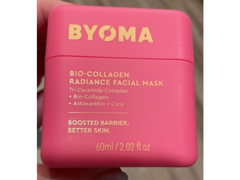 Byoma Bio-Collagen Radiance Facial Mask, 2.02 fl oz/60 mL