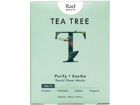 Rael Beauty Purify + Soothe Facial Sheet Masks, Tea Tree, 4.2 fl oz/125 mL, 5 Count - Image 2