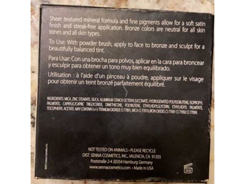 Senna Matte Bronzer, Baja, 0.35 oz/10 g