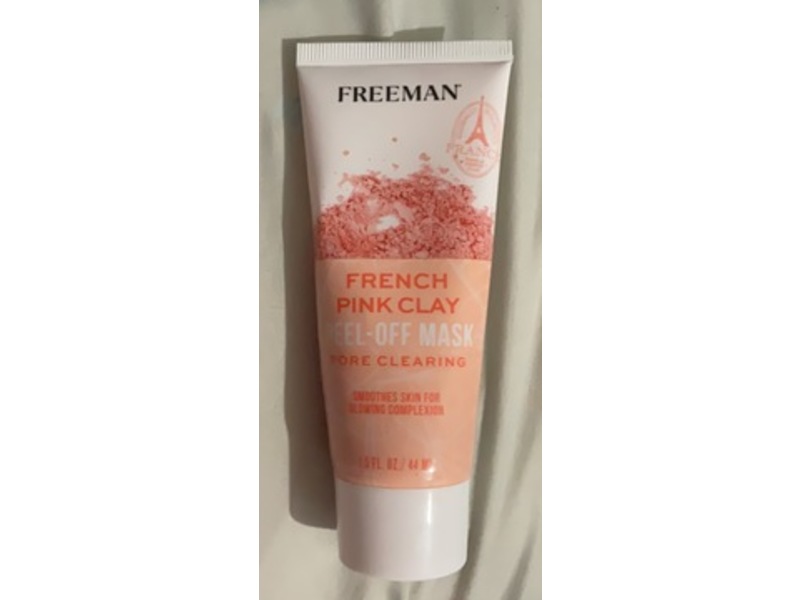 Freeman Pore Clearing Peel-Off Mask, French Pink Clay, 1.5 fl oz/44 mL