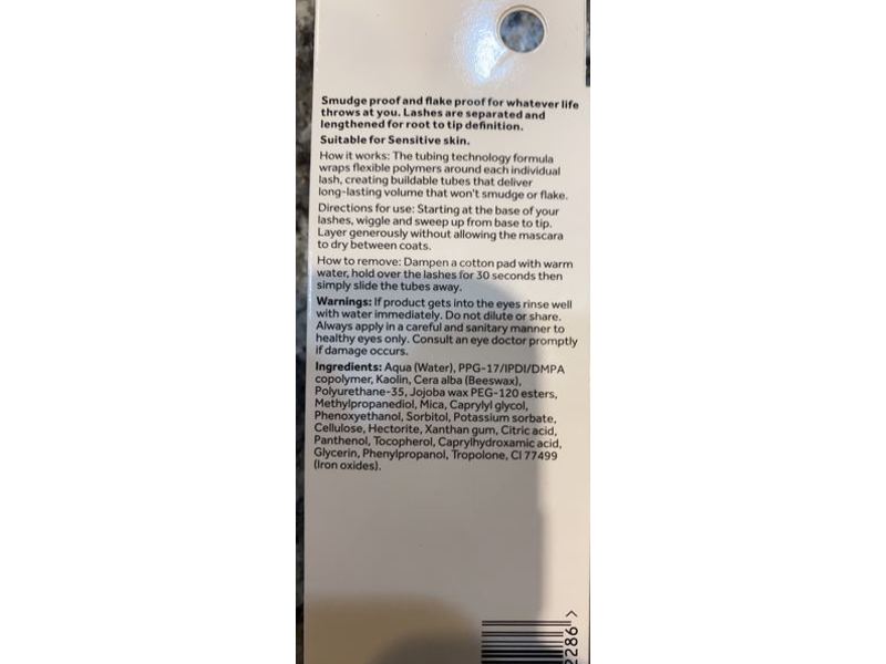 No7 Stay Perfect Long Wear Tubing Mascara, 0.23 fl oz/7 mL