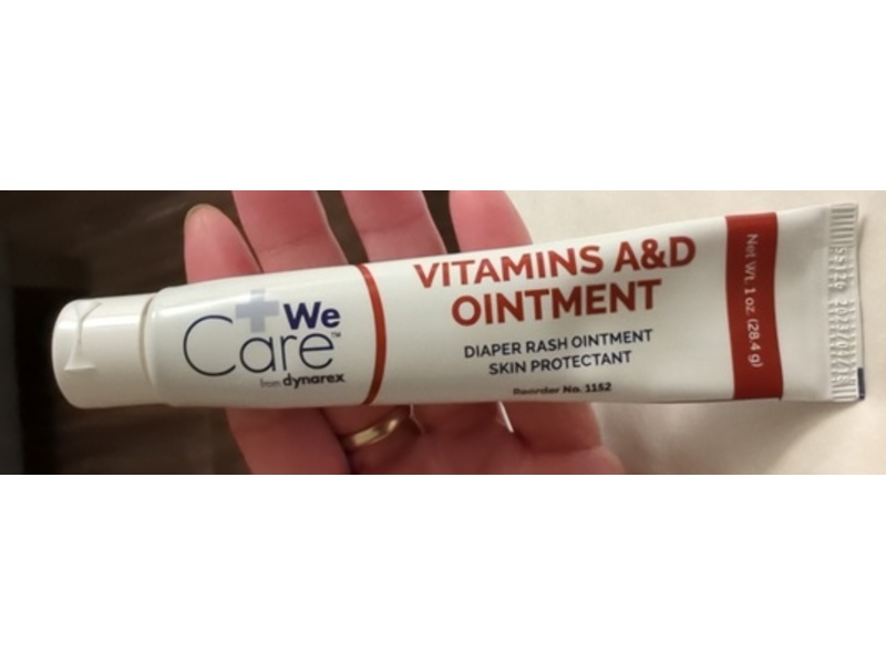 Dynarex Diaper Rash Ointment, Vitamins A & D, 1 oz/28.4 g