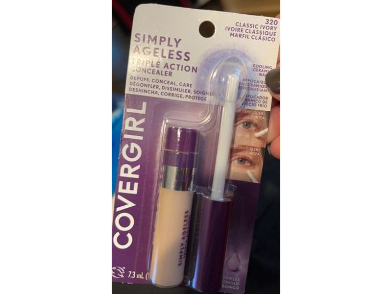 Covergirl Simply Ageless Triple Action Concealer, Classic Ivory, 7.3 mL