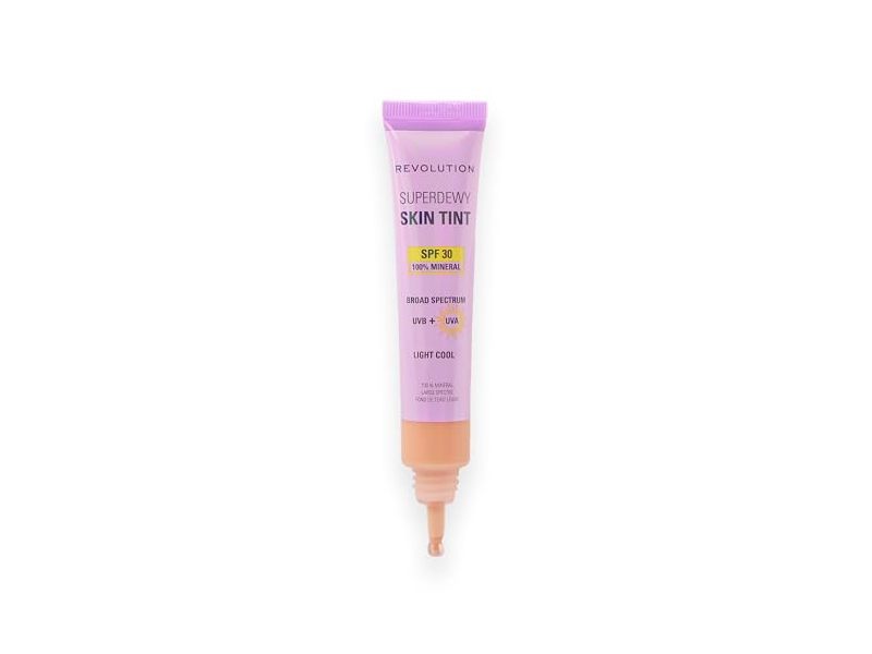 Revolution Superdewy Skin Tint Sunscreen, SPF 30, Light Cool, 0.94 fl oz