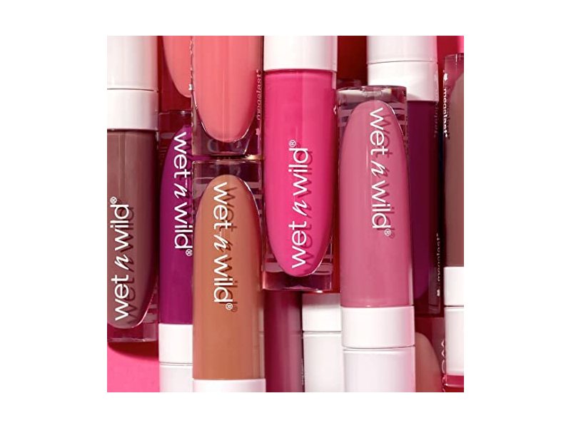 wet n wild Mega Last Catsuit High-Shine Liquid Lipstick, Red Bad Girl's Club, 0.21 oz