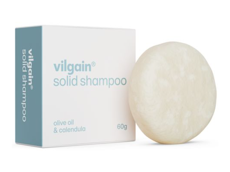 Vilgain Solid Shampoo, Olive Oil & Calendula, 60 g