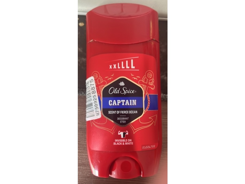 Old Spice Captain Deodorant Stick, Fierce Ocean, 85 mL