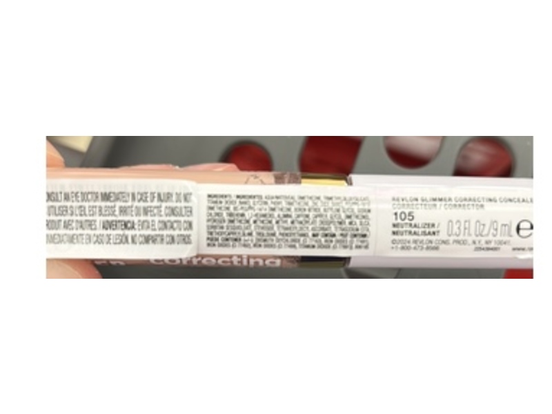 Revlon Glimmer Correcting Concealer, 105, 0.3 fl oz/9 mL