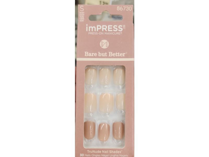 Kiss Bare But Better Nails, 30 Count