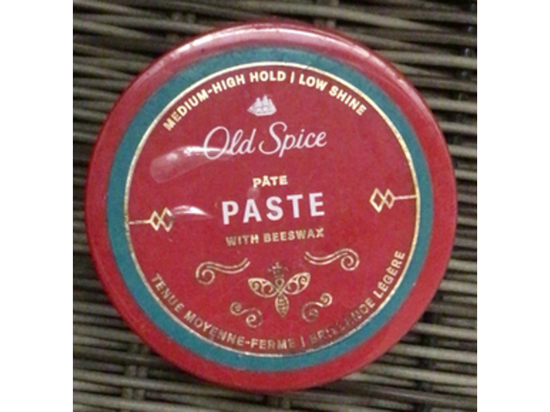 Old Spice Medium High Hold Hair Paste, Beeswax, 2.22 oz/63 g