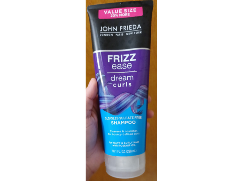 John Frieda Frizz Ease Dream Curls Shampoo, Sulfate Free, 10.1 fl oz/298 mL