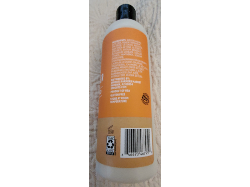 Sprouts Essentials Conditioner, Honey Almond, 16 fl oz/473 mL
