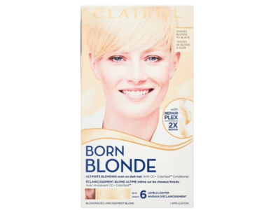 Clairol Born Blonde Permanent Hair Color, Black, 1 Application
