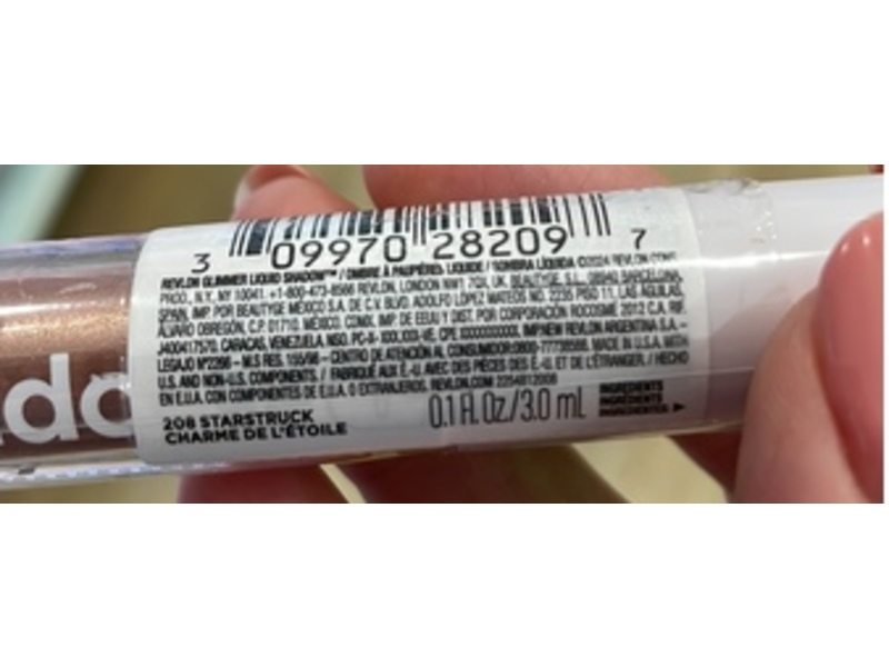 Revlon Glimmer Liquid Shadow, 208 Starstruck, 0.1 fl oz/3 mL