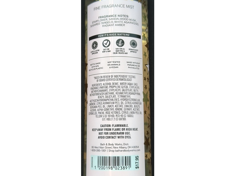 Bath & Body Works Fine Fragrance Mist , In The Stars, 8 fl oz/236 mL