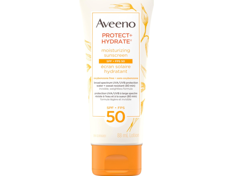 Aveeno Protect + Hydrate Moisturizing Sunscreen, SPF 50, 88 mL