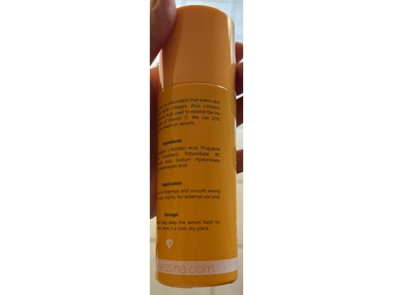 Timeless Skin Care 20% Vitamin C Serum, Ferulic Acid Vitamin E, 4 fl oz/120 mL