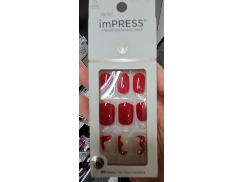 Impress Press On Manicure Nails, Adore You, 30 Count