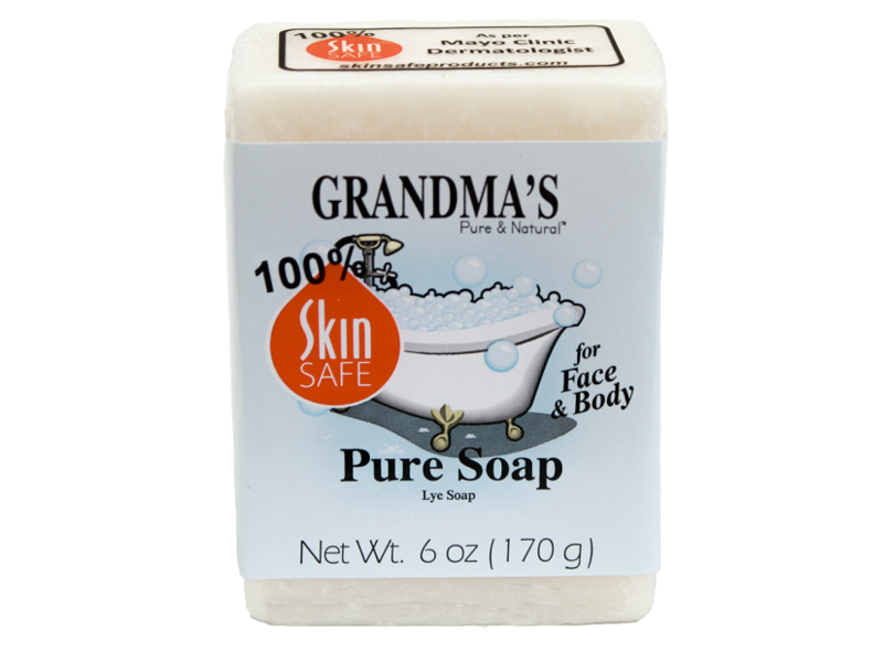 Grandma's Pure & Natural Pure Soap (Lye Soap), 6 oz (170 g) Ingredients and Reviews
