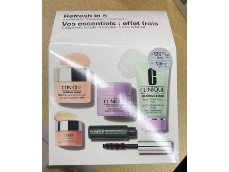 Clinique Refresh In 5 Skincare & Makeup Set
