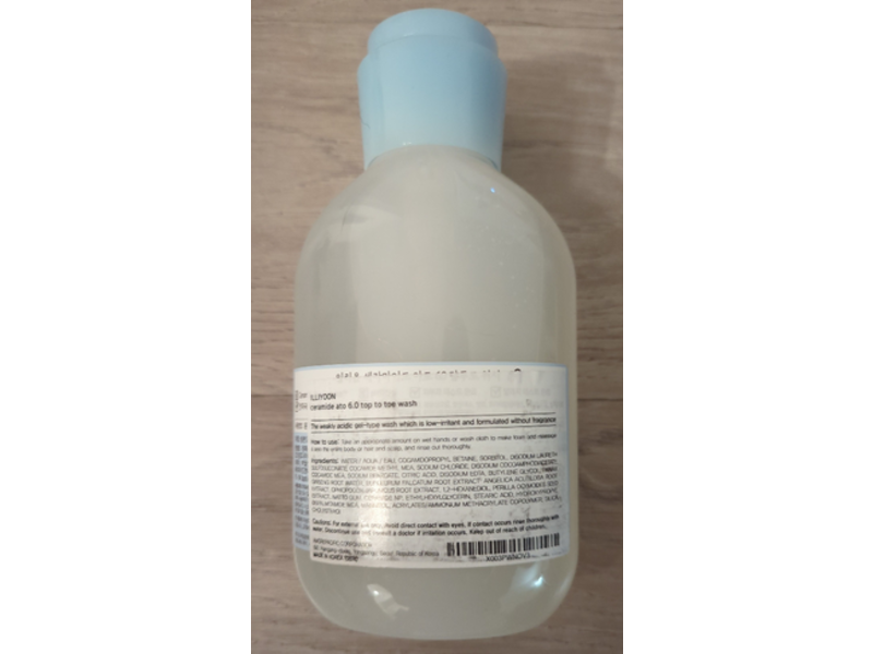 Illiyoon Ceramide Ato Top To Toe Wash, 16.9 fl oz/500 mL
