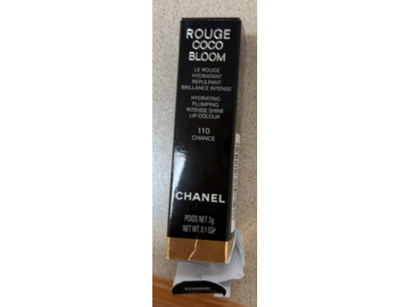 Chanel Rouge Coco Bloom Lip Color, 110 Chance, 0.1 oz/3 g