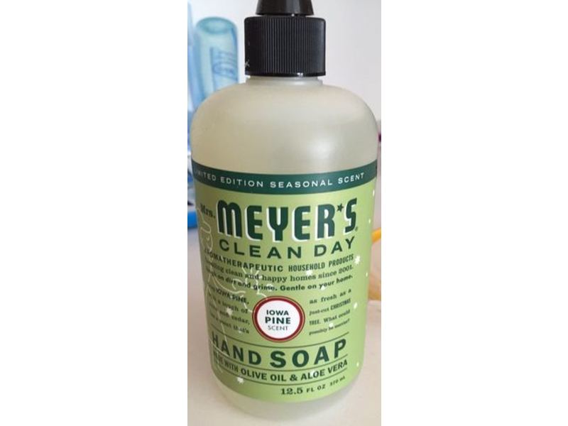 Mrs. Meyer's Clean Day Hand Soap, Iowa Pine, 12.5 fl oz/370 mL
