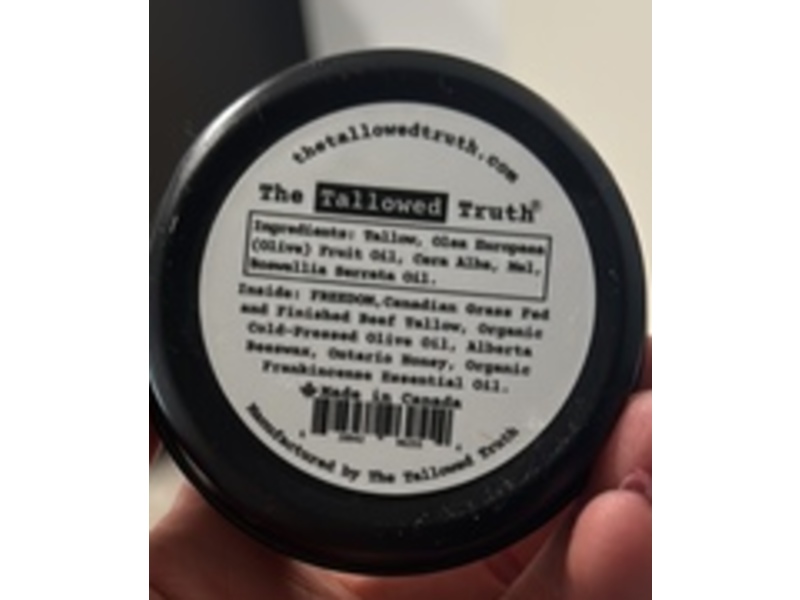 The Tallowed Truth F-Balm Whipped Body Butter, Honey & Frankincense, 2 oz