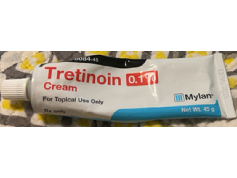 Tretinoin 0.1% Cream, 45 g, Mylan Pharmaceuticals(Rx)
