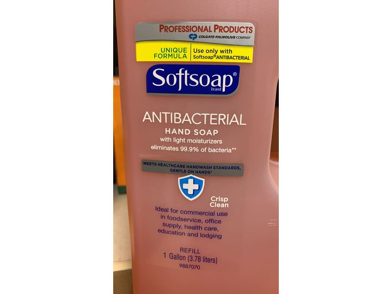 Softsoap Antibacterial Hand Soap, Crip Clean, 3.78 L