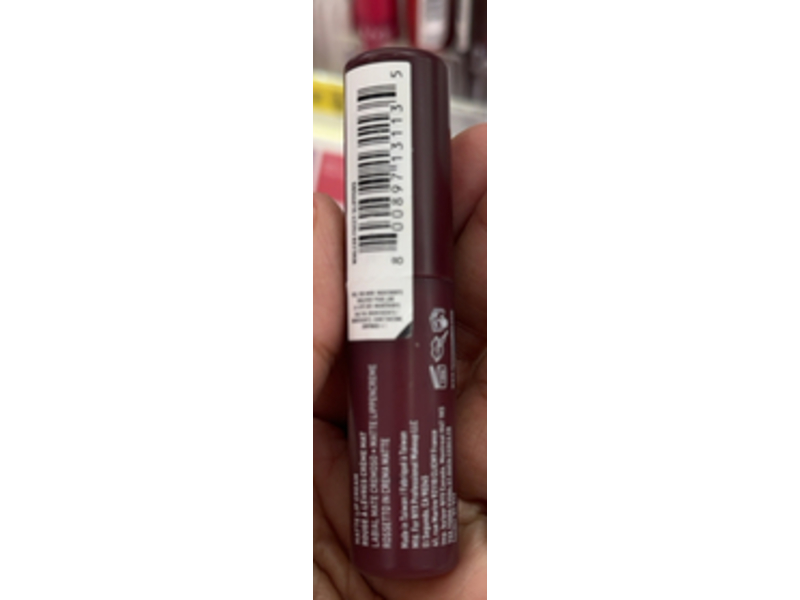 Nyx Professional Makeup Smooth Whip Matte Lip Cream, 08 Fuzzy Slippers, 0.13 fl oz/4 mL