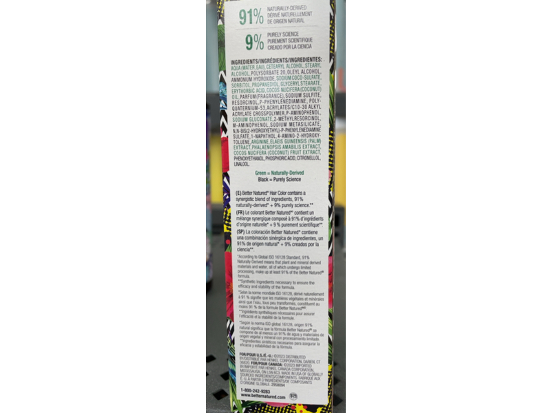 Better Natured Permanent Liquid Creme Color, 7 WB Medium Warm Beige, 2 fl oz/60 mL