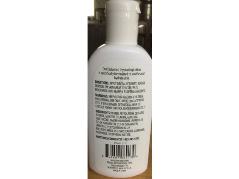 XtraCare Diabetics Hydrating Lotion Dry Skin Relief, 7.5 oz/212 g