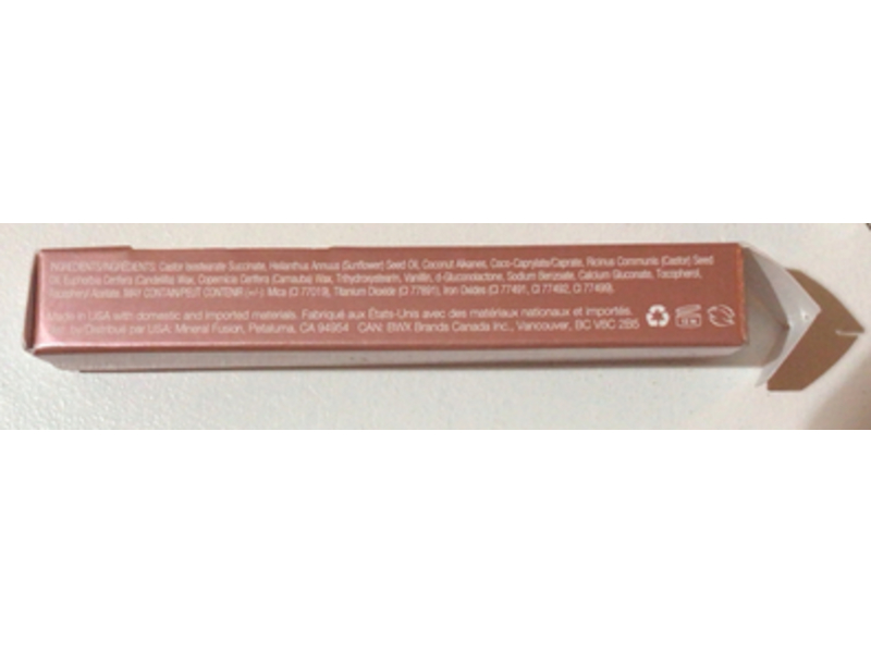 Mineral Fusion Hydro-Shine Lip Gloss, Venice, 0.15 fl oz/4.5 mL