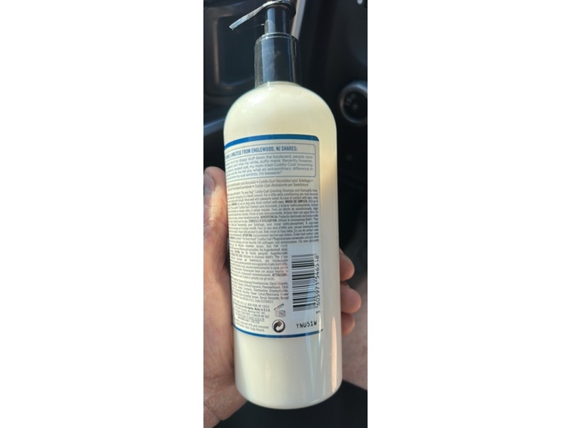 Kiehl's Cuddly Coat Grooming Conditioner, 16.9 fl oz/500 mL