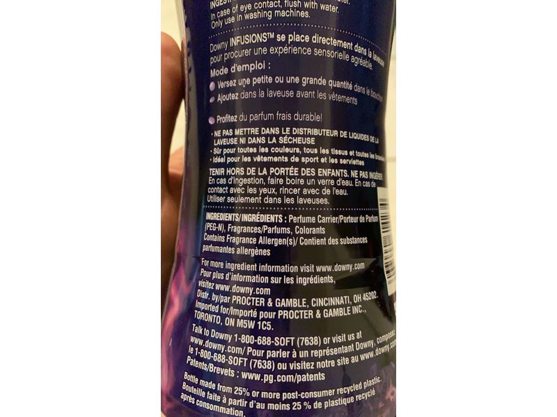 Downy Infusions In-Wash Scent Booster, Calm, Lavender & Vanilla Bean, 26.5 oz/752 g