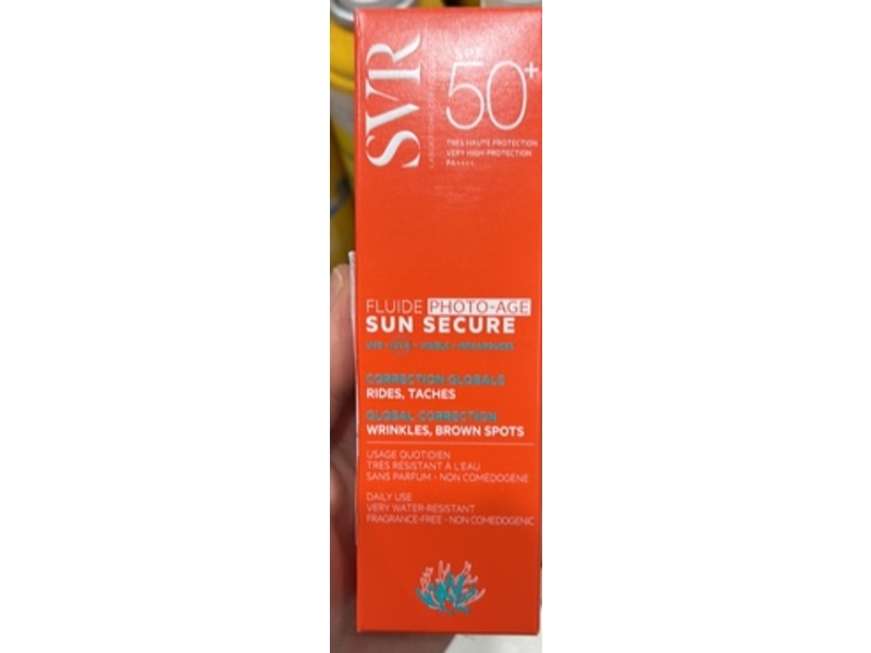 SVR Fluide Photo-Age Sunscreen, SPF 50+ PA++++, 1.4 fl oz/40 mL