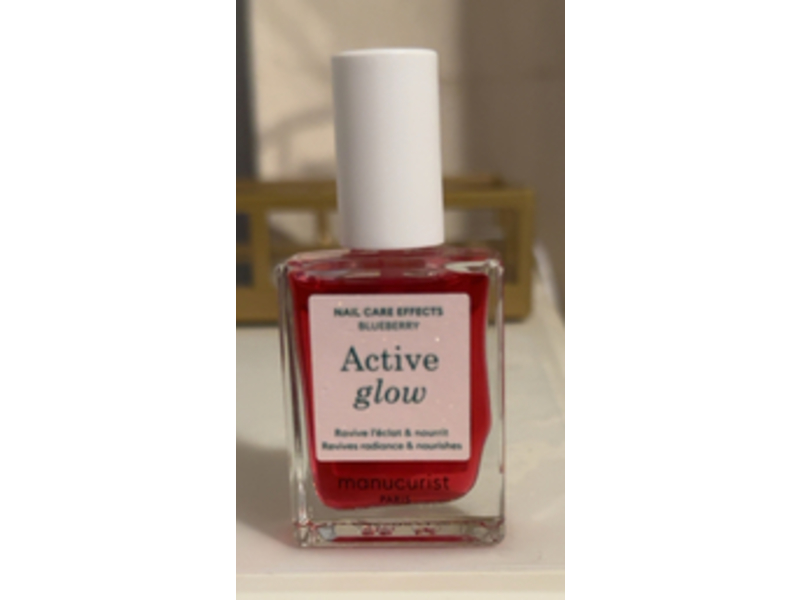 Manucurist Nail Care Effects Active Glow, Blueberry, 0.52 fl oz/15 mL