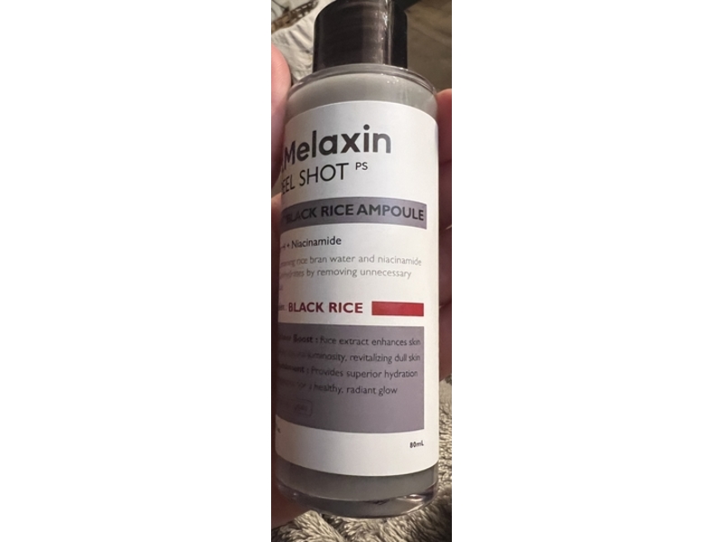 Dr. Melaxin Peel Shot Exfoliant Black Ampoule, 2.7 fl oz/80 mL