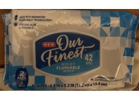 H-E-B Our Finest Moist Flushable Wipes, 42 Count, Pack Of 2 - Image 3