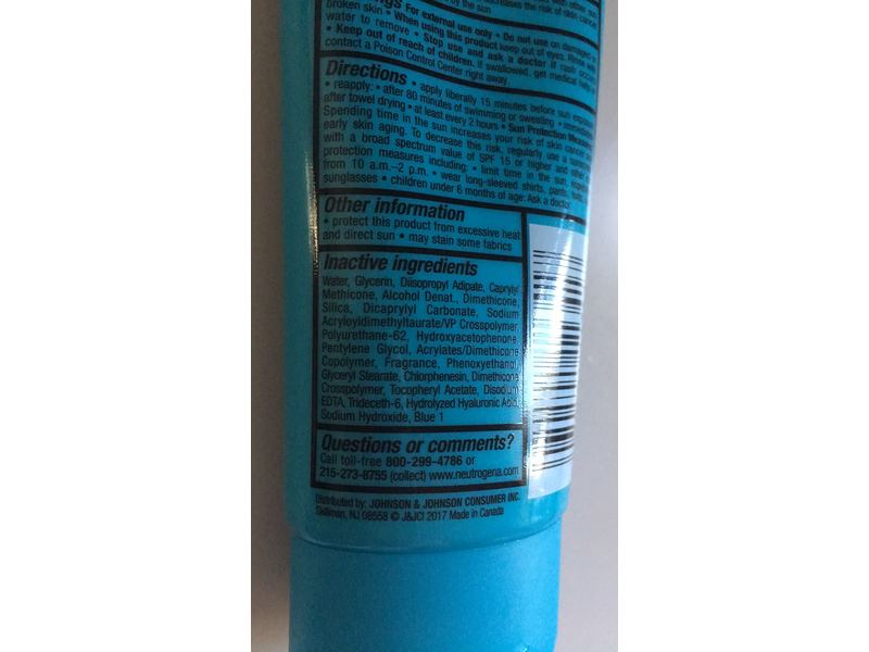 Neutrogena Hydro Boost Water Gel Lotion, SPF 30, 3.0 fl oz/88 mL