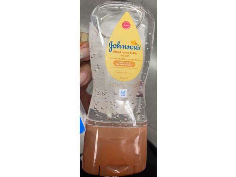Johnson's Oil Gel, Shea & Cocoa Butter, 6.5 fl oz/192 mL