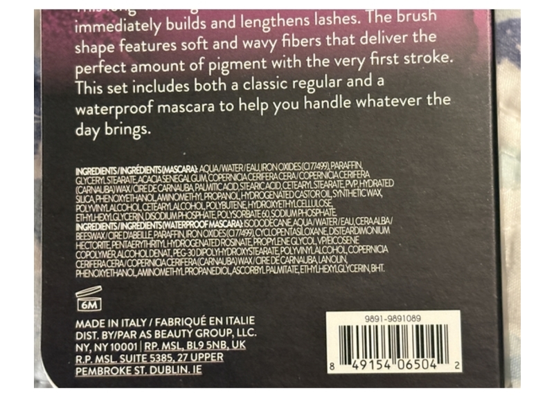 Laura Geller Always Three Lengthening Mascara Duo, Classic + Waterproof, 0.37 fl oz/11 mL