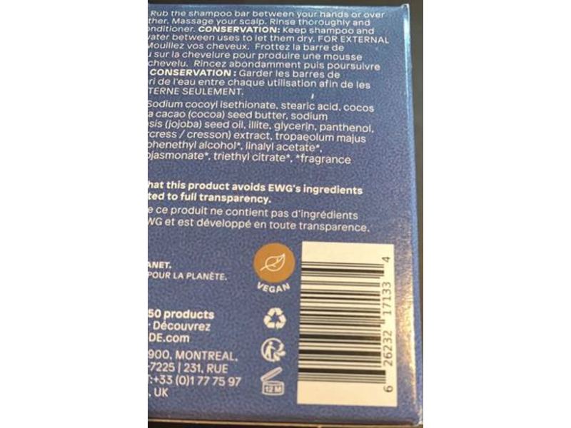 Attitude Leaves Detox Shampoo Bar, 4 fl oz/113 g