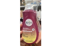 Veet Sensitive Hair Remover Gel Cream, Legs & Body, Organic Aloe Vera, 13.5 fl oz/400 mL - thumbnail 2