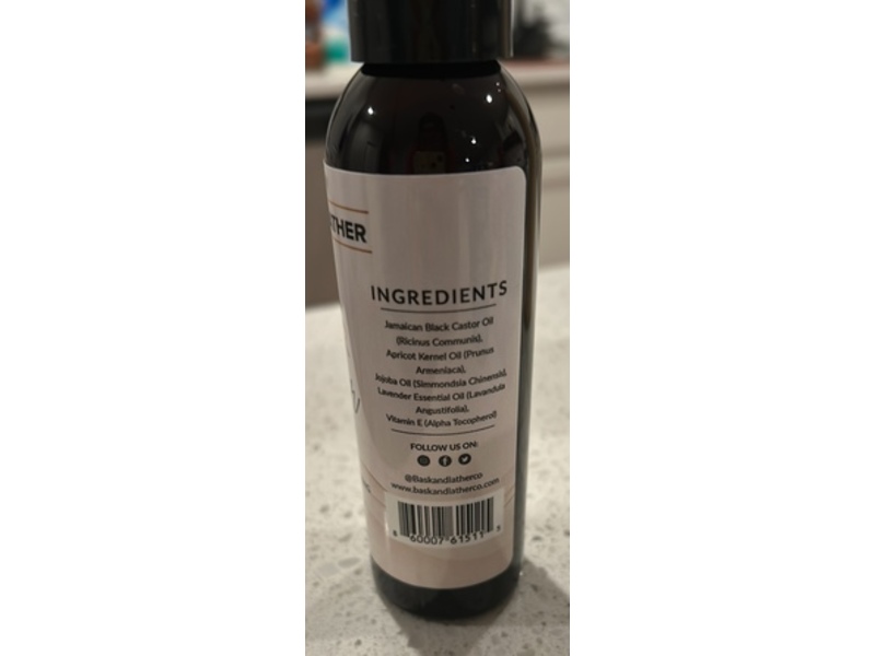 Bask & Lather Elixir Hair Strengthening Oil, 4 fl oz/118 mL