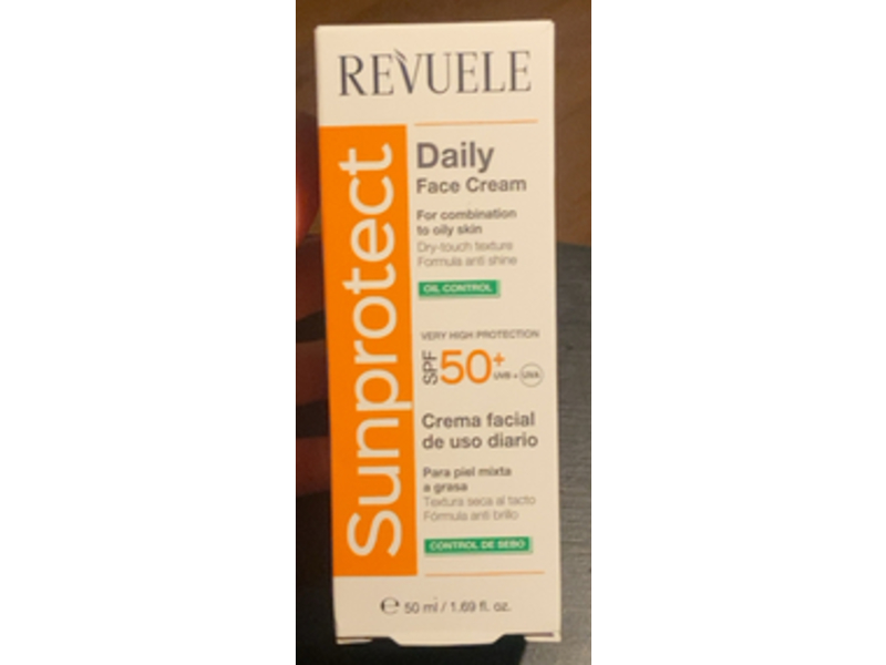 Revuele Sunprotect Daily Face Cream, SPF 50 +, 1.69 fl oz/50 mL