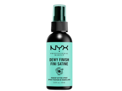 Nyx Professional Makeup Dewy Finish Makeup Setting Spray, 2.03 fl oz/60 mL
