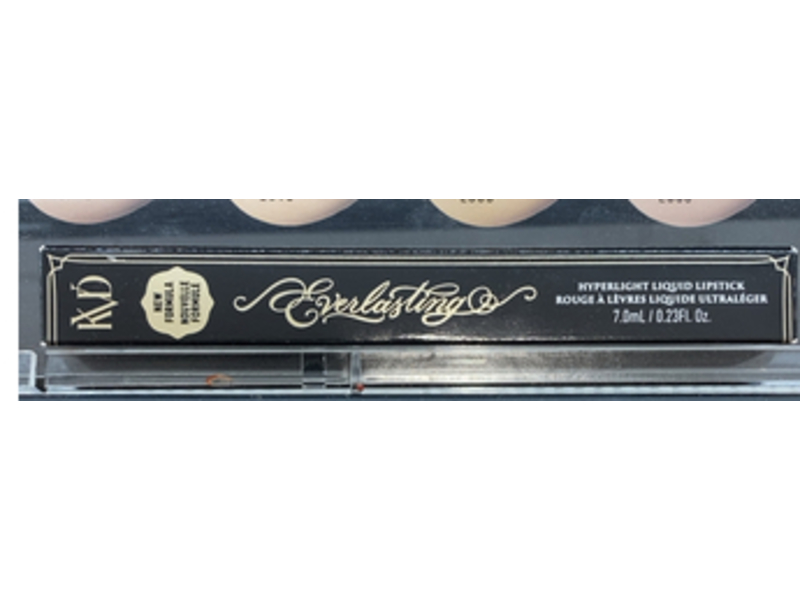 KVD Everlasting Hyperlight Liquid Lipstick, Midnight Phlox,0.23 fl oz/7 mL