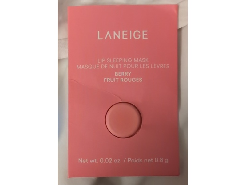 Laneige Lip Sleeping Mask, Berry Fruit Rouges, 0.02 oz/0.8 g